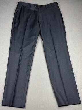 Proper Cloth Dino Filarte Grey Wool Dress Pants 35x30
